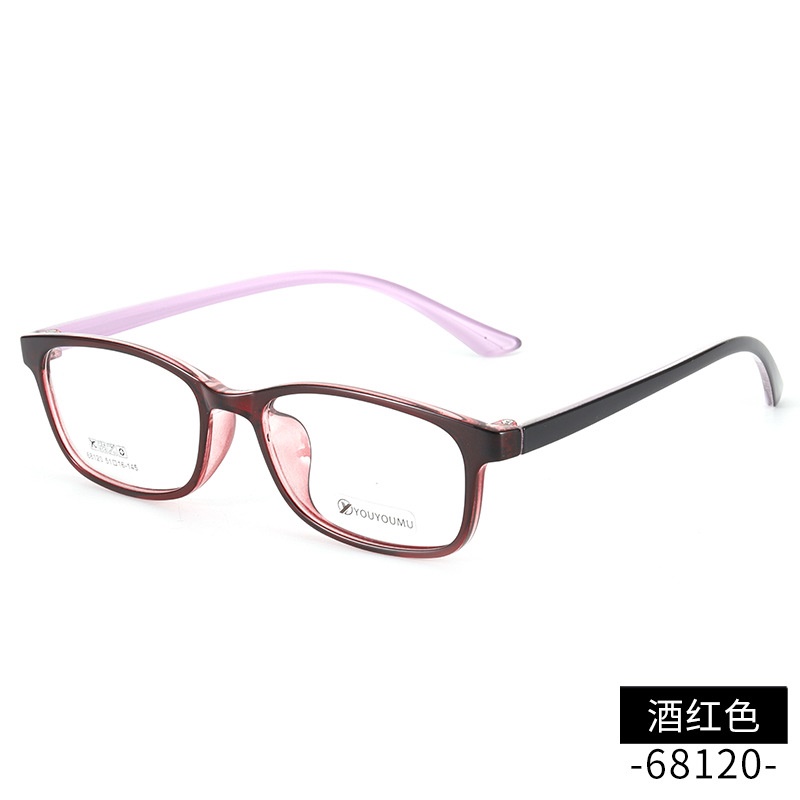 新款tr近视眼镜批发68120男款中大号全框架眼镜 女超轻眼镜架TR90