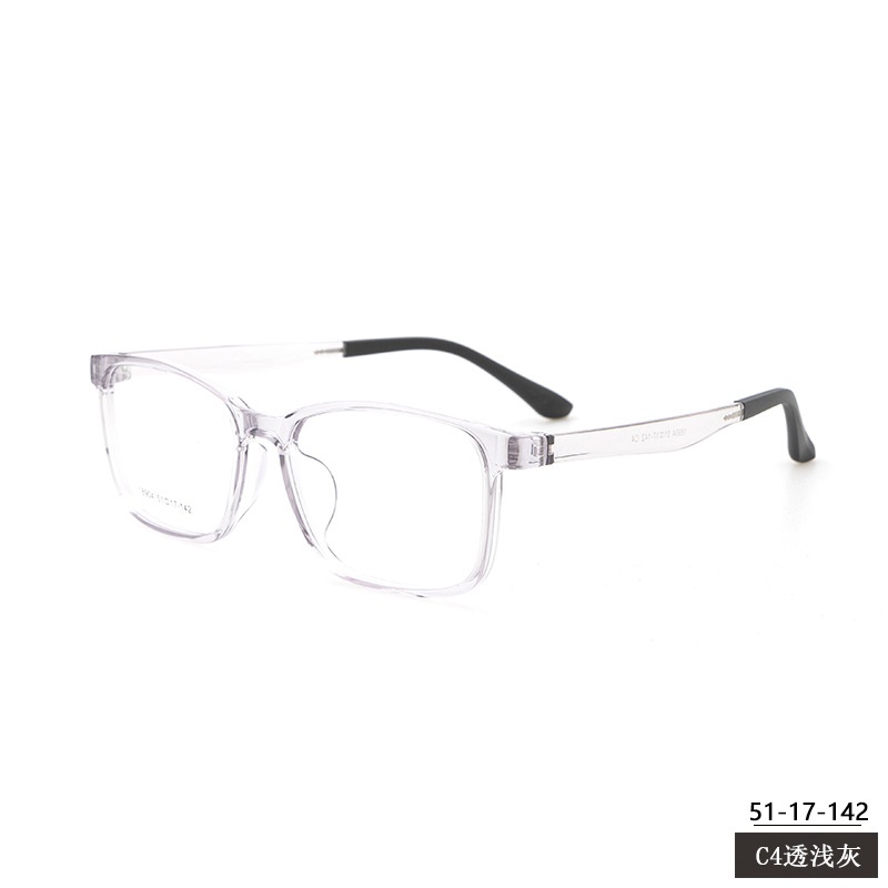 方形近视眼镜批发18904全框架眼镜架TR工厂超轻时尚宽腿tr镜框