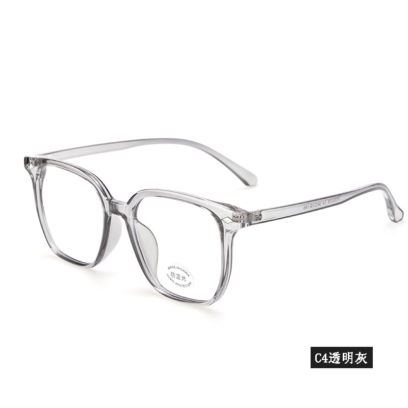 透明平光镜抖音小红书同款30239电脑护目镜男女士tr90多边形 眼镜