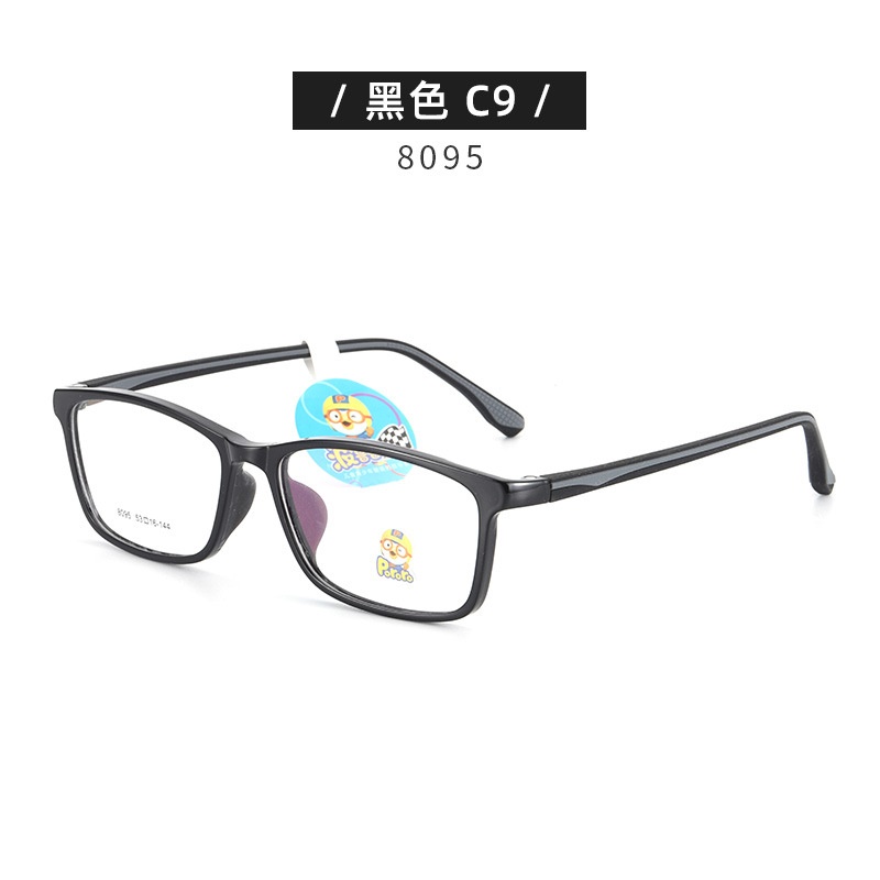 新款儿童眼镜框架近视女硅胶鼻托防脱落TR90学生架男韩版透明色系