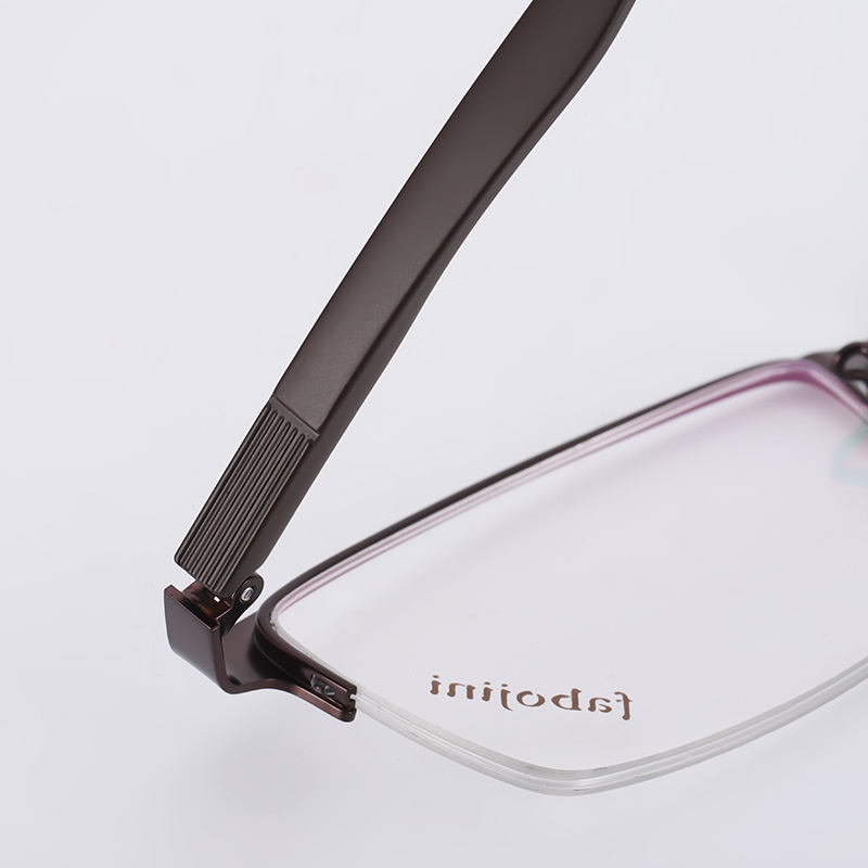 【友顺】钢板眼镜半框架方形镜架16033新款TR腿眼镜框丹阳工厂