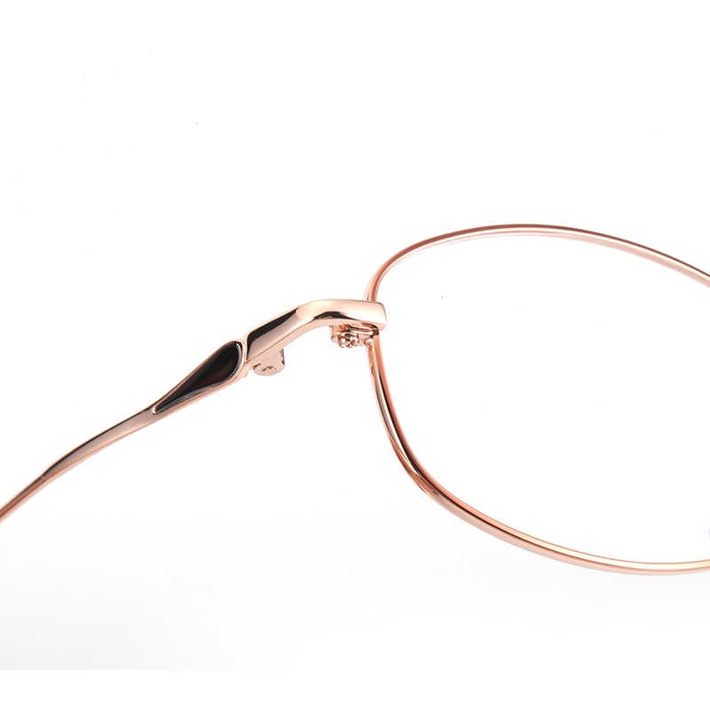 时尚 新款近视眼镜框77022厂家批发可做渐近片女士超轻金属眼镜架