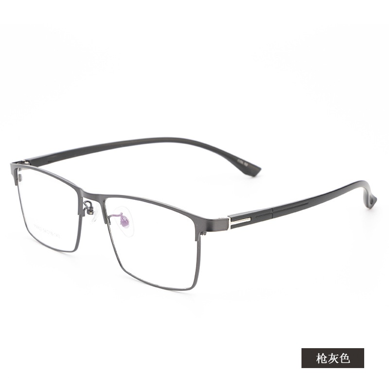 新款高启强同款眼镜框批发9952丹阳商务男款眉线全框镜架塑钢腿