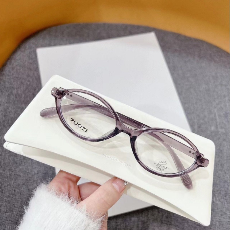 新款透明TR90张元英miumiu同款猫眼镜框批发素颜显瘦平光镜女