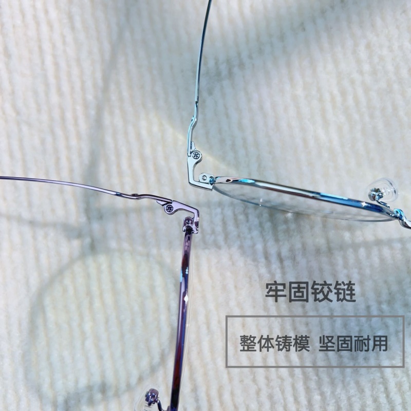 金属复古多边形眼镜男1765网红同款素颜框架女友顺眼镜工厂批发