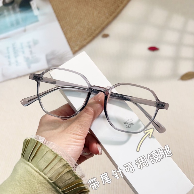 友顺学生潮款平光镜8742电脑护目镜多边形复古近视眼镜 tr90
