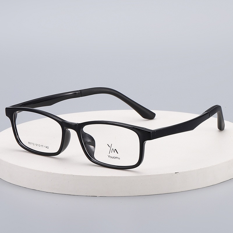金属铰链TR90批发65112男女同款中号方形近视镜架丹阳tr镜框