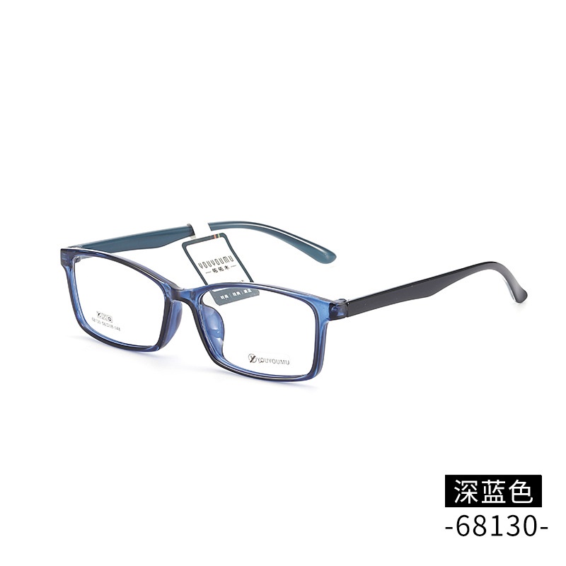 常规方框tr90眼镜架批发68130丹阳工厂全框超轻大脸男士镜框
