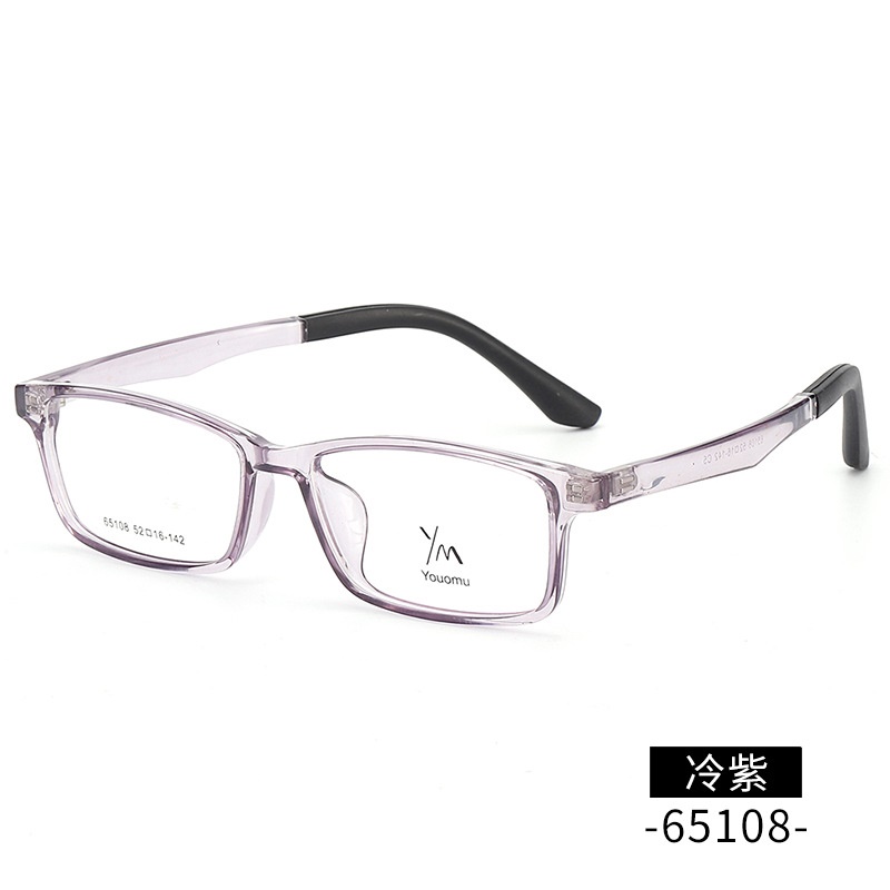 丹阳方形近视眼镜tr90批发65108男款中号学生镜架女素颜TR眼镜架