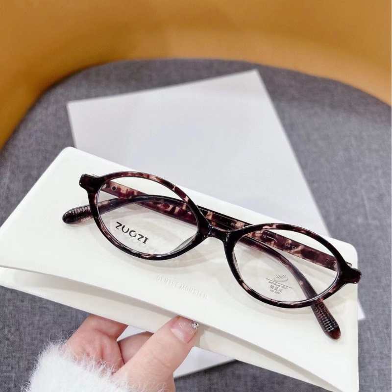 新款透明TR90张元英miumiu同款猫眼镜框批发素颜显瘦平光镜女