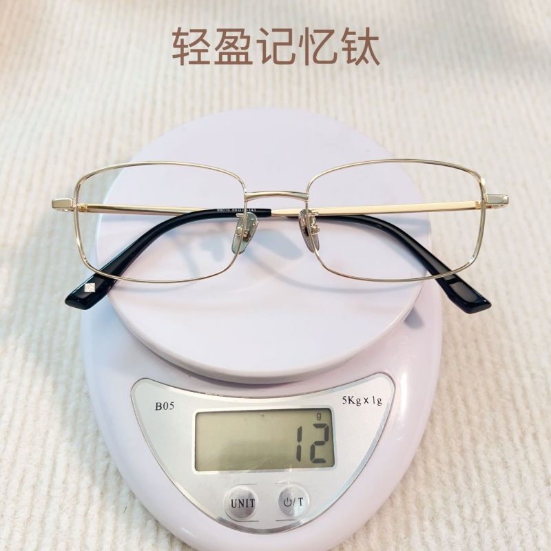 金属眼镜框一体宽边记忆钛架99010超弹腿合金眼镜工厂量大批发