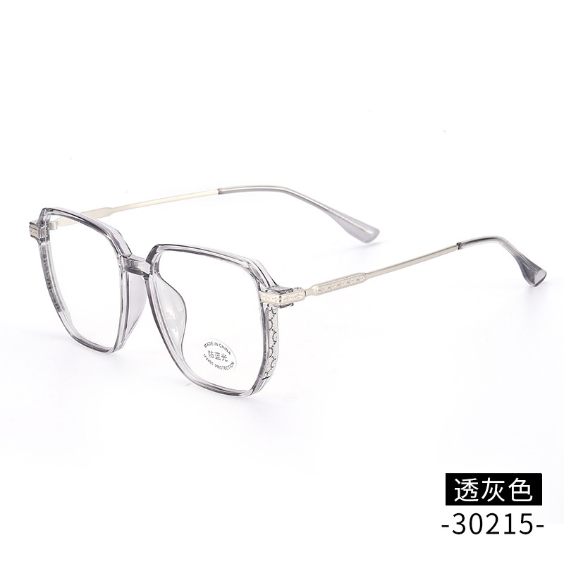 透明镶钻粉平光镜网红同款30215 电脑护目镜复古时尚tr90防蓝光