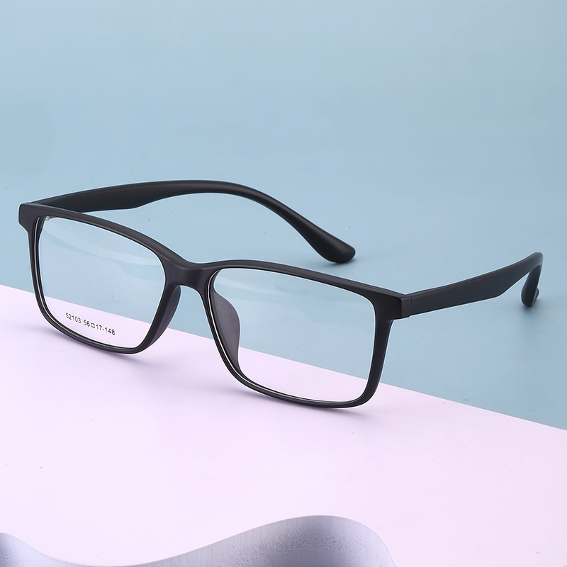 【友顺】丹阳方形近视眼镜tr男款大号52103全框架眼镜 TR90镜架