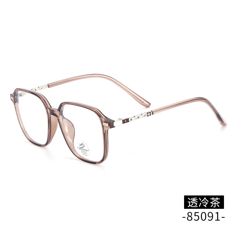 透明平光镜网红小红书同款85091 电脑护目镜复古时尚tr90防蓝光