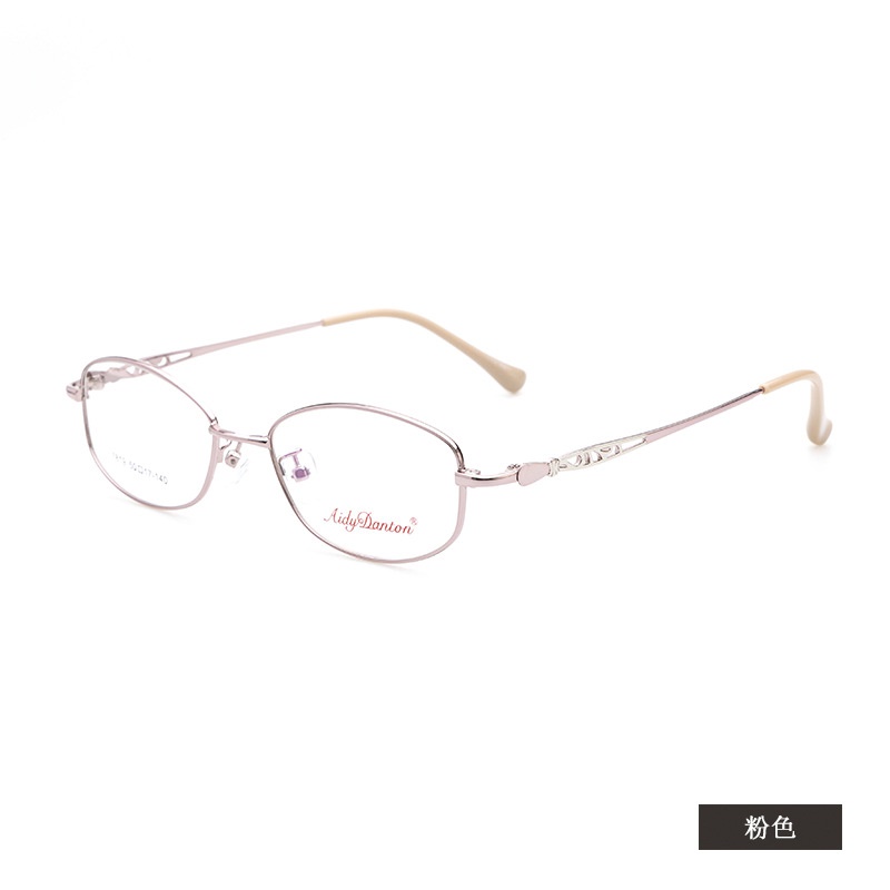 金属眼镜架全框近视镜7819优雅女士渐进片商务眼镜框丹阳工厂批发