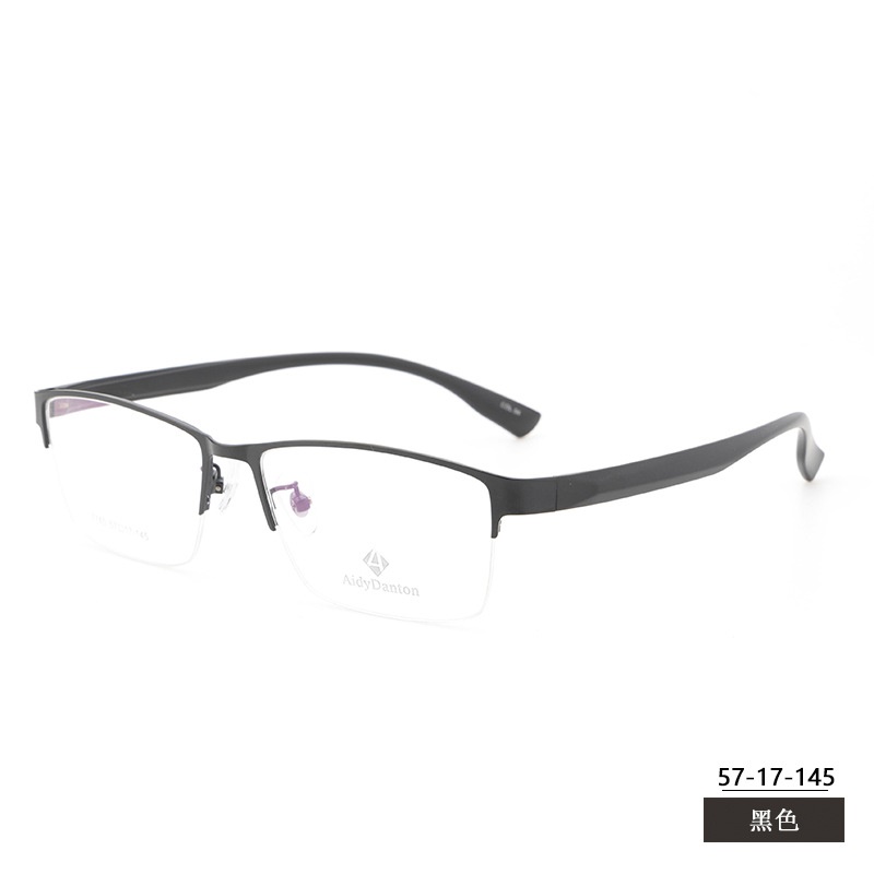 钢板大框眼镜架跨境批发7745男士金属休闲半框架 光学眼镜架丹阳