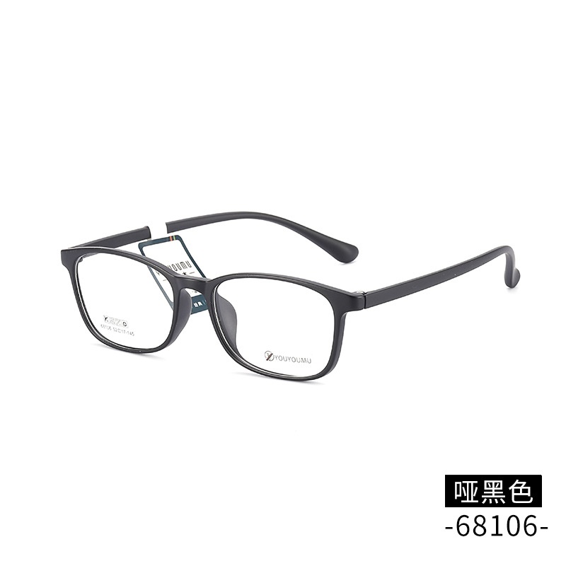 工厂直营tr眼镜框批发68106男女款中小号全框架超轻眼镜架 TR90