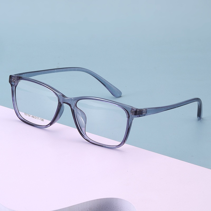 丹阳方形近视眼镜tr男女款小号52104全框架眼镜 TR90镜架金属铰链