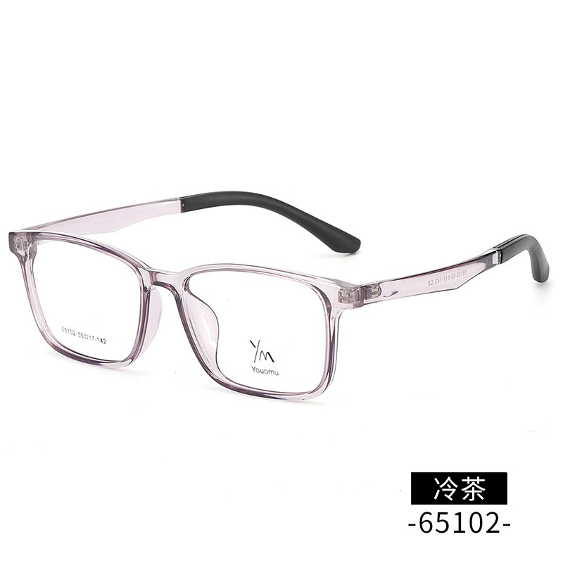 丹阳近视眼镜tr90批发65102男款中大号全框架眼镜女素颜TR眼镜架