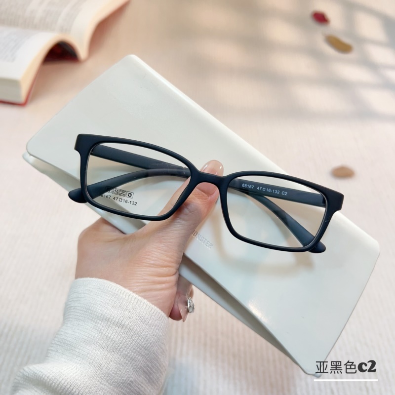 丹阳tr90近视眼镜工厂批发68167男女士全框架眼镜 瘦脸窄框眼镜架