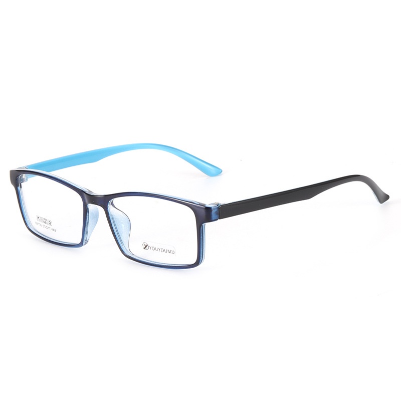 方形tr近视眼镜批发68136友顺中号全框架眼镜男女超轻眼镜架TR90