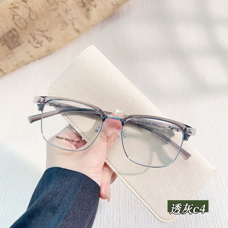 新款时尚眉毛眼睛架近视眉线框16049斯文柳丁半框tr90眉毛眼镜框