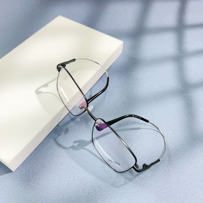 友顺记忆钛眼镜架批发男士金属光学丹阳眼镜渐近全框老花眼镜框