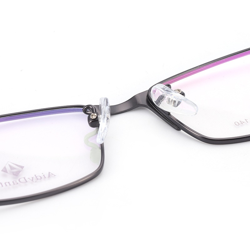 新款近视金属眼镜框7737全框塑钢腿 男士小框镜架配高度钢板架