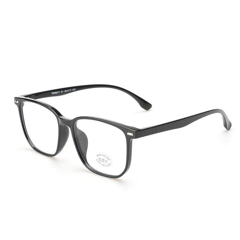 宽边黑框平光镜网红同款30217电脑护目镜复古非主流近视 tr90眼镜