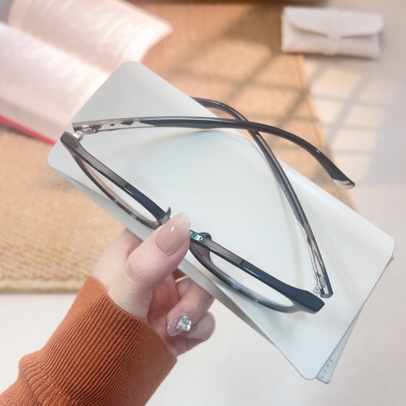 时尚新款透明水晶tr腿眼镜批发2206小红书近视眼镜框TR90眼镜架