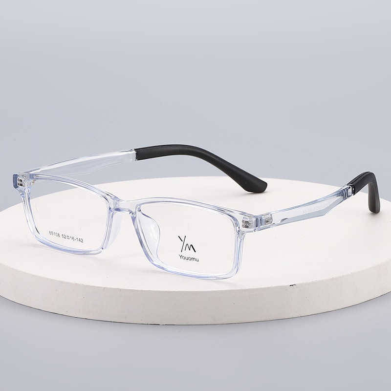 丹阳方形近视眼镜tr90批发65108男款中号学生镜架女素颜TR眼镜架