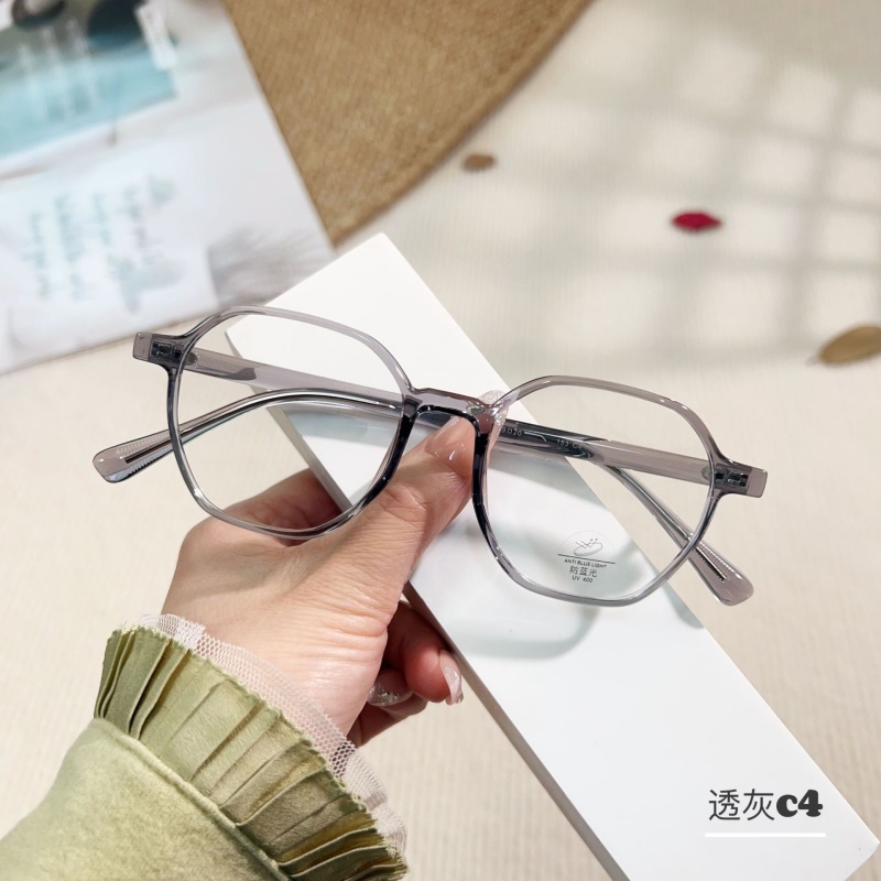 友顺学生潮款平光镜8742电脑护目镜多边形复古近视眼镜 tr90