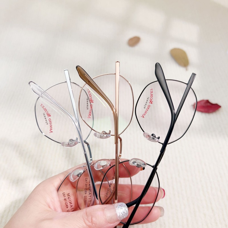 素颜超轻眼镜框男9532加宽小框高度近视眼镜框女多边形钛架镜框