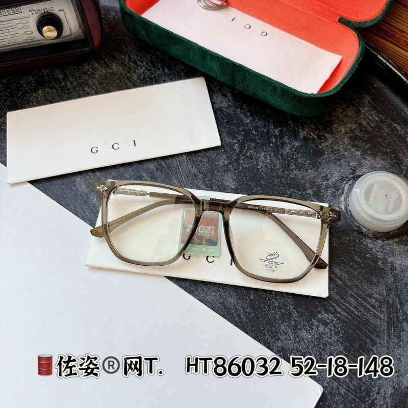 克罗芯平光镜网红同款86032小红书防蓝光复古非主流 tr90眼镜