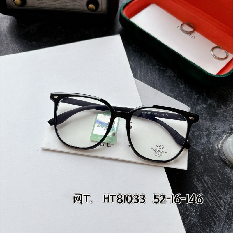 小红书种草时尚眼镜TR90防蓝光平光镜素颜显脸小活动鼻托81033