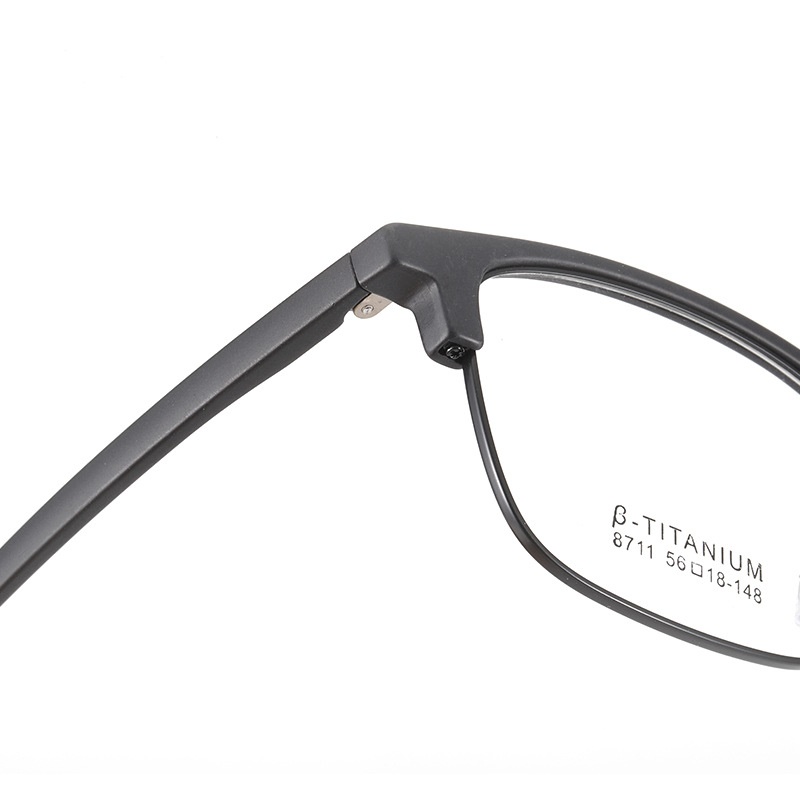 男士眉毛眼镜框架时尚小红书同款8711TR90眉线黑框复古架配眼镜