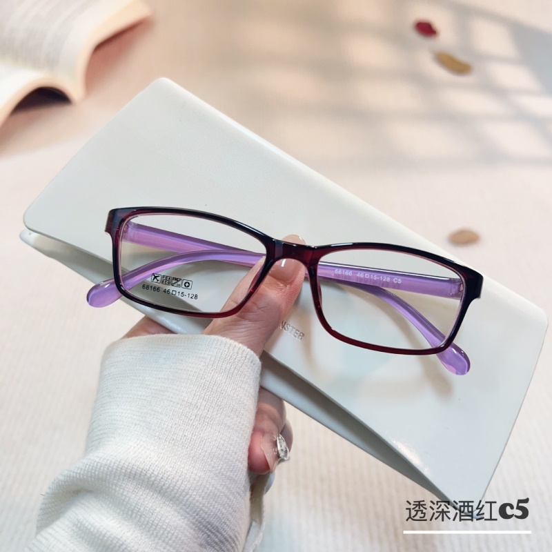 丹阳tr90近视眼镜工厂批发68166男女士全框架眼镜 小脸眼镜架TR