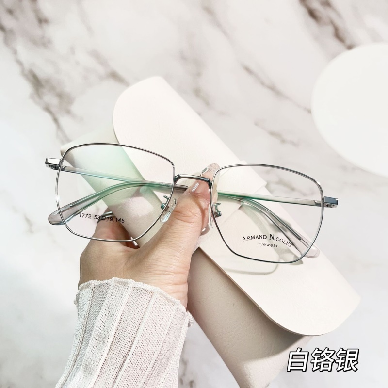 多边形全框眼镜 近视镜框1772不规则男女士通用显瘦方圆脸镜架