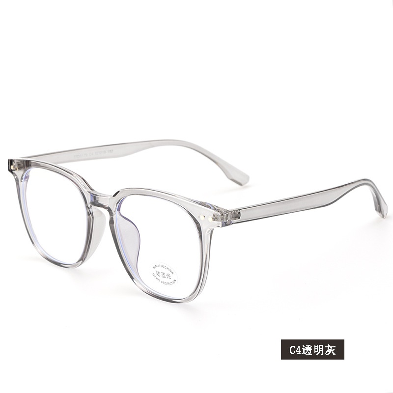 透明柳丁平光镜淘宝同款30179复古电脑护目镜学生tr90近视眼镜框