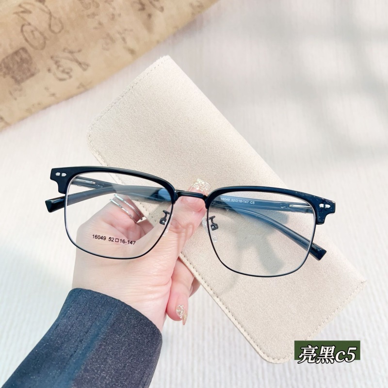新款时尚眉毛眼睛架近视眉线框16049斯文柳丁半框tr90眉毛眼镜框