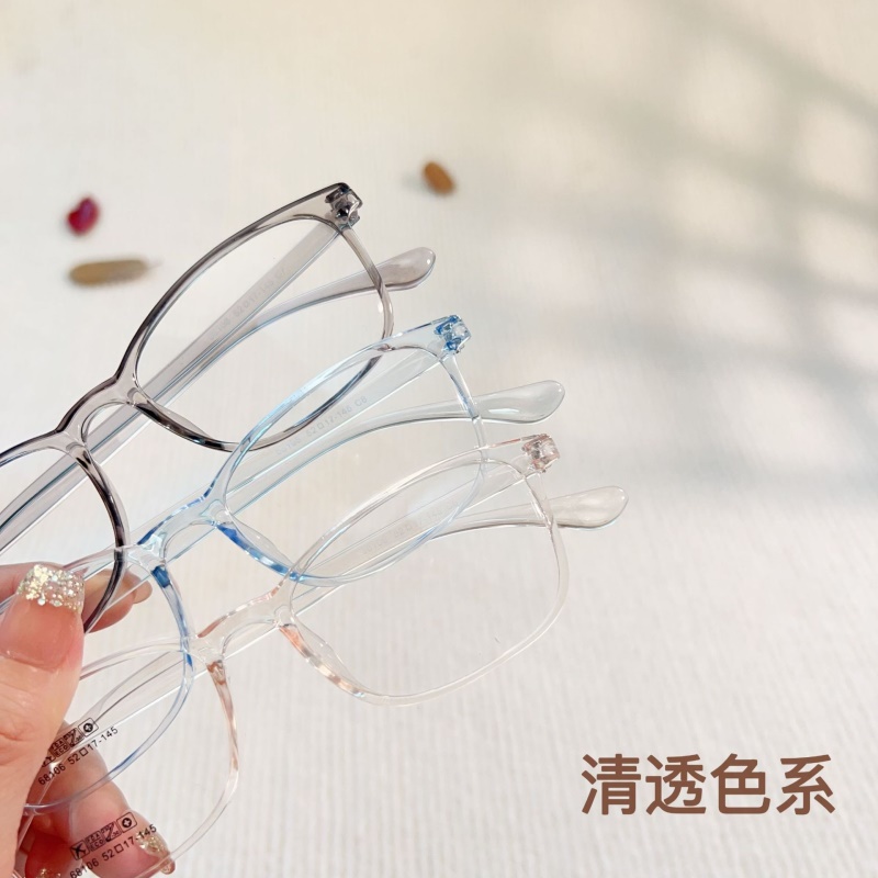 工厂直营tr眼镜框批发68106男女款中小号全框架超轻眼镜架 TR90