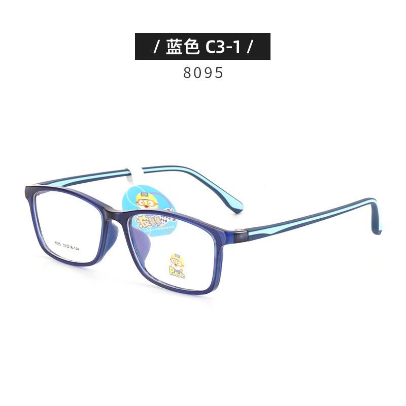 新款儿童眼镜框架近视女硅胶鼻托防脱落TR90学生架男韩版透明色系