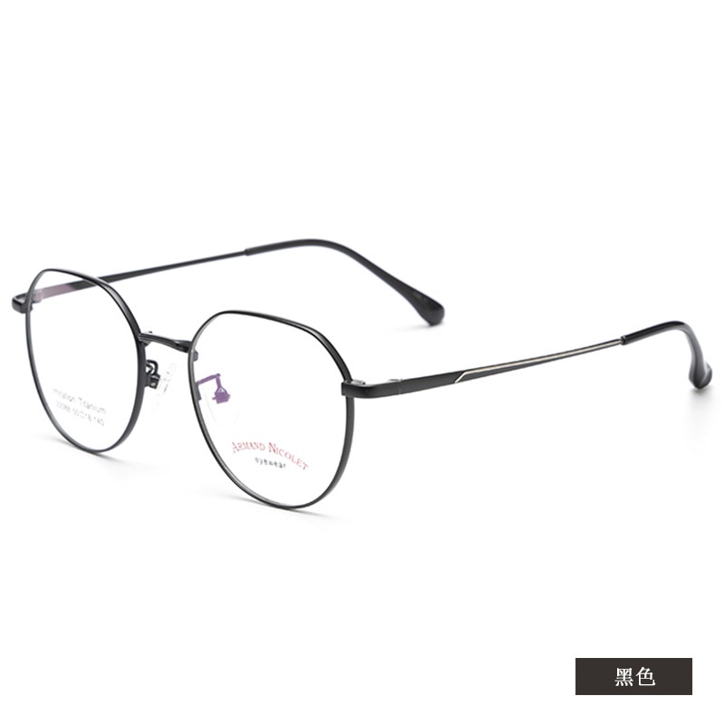 开球复古眼镜架22088宽边丝平光镜高端电镀时尚男女士镜框批发