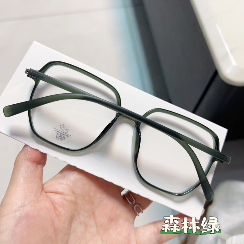 透明平光镜网红小红书同款8673 电脑护目镜复古时尚tr90防蓝光