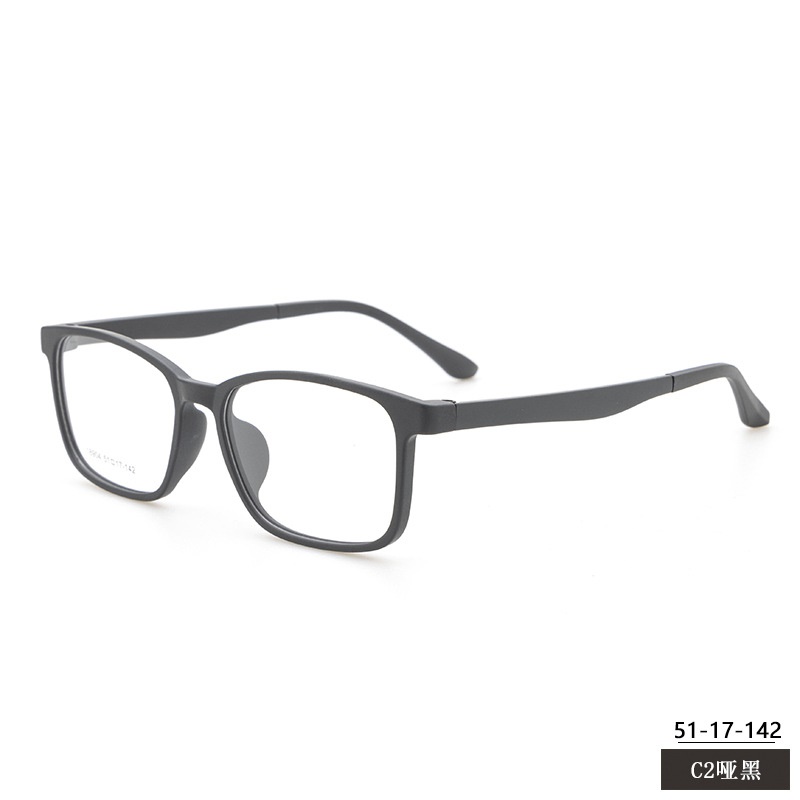 方形近视眼镜批发18904全框架眼镜架TR工厂超轻时尚宽腿tr镜框