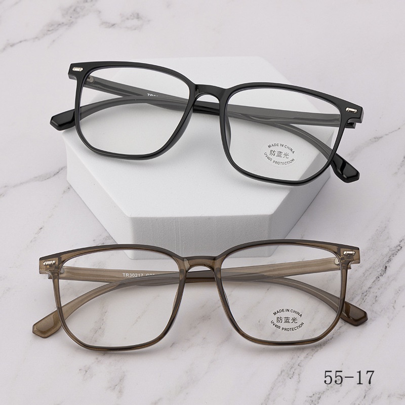 宽边黑框平光镜网红同款30217电脑护目镜复古非主流近视 tr90眼镜
