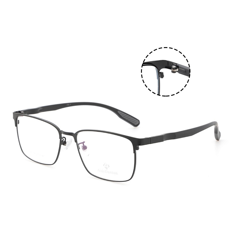 运动钢板眼镜架跨境批发7748男士金属休闲全框架 光学眼镜架丹阳