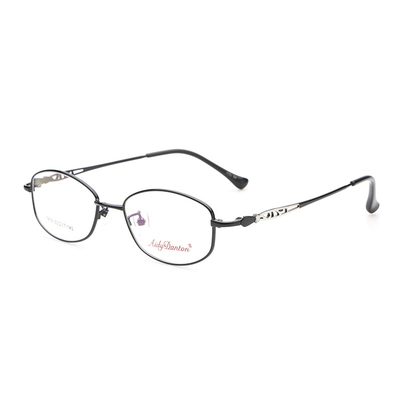 金属眼镜架全框近视镜7819优雅女士渐进片商务眼镜框丹阳工厂批发