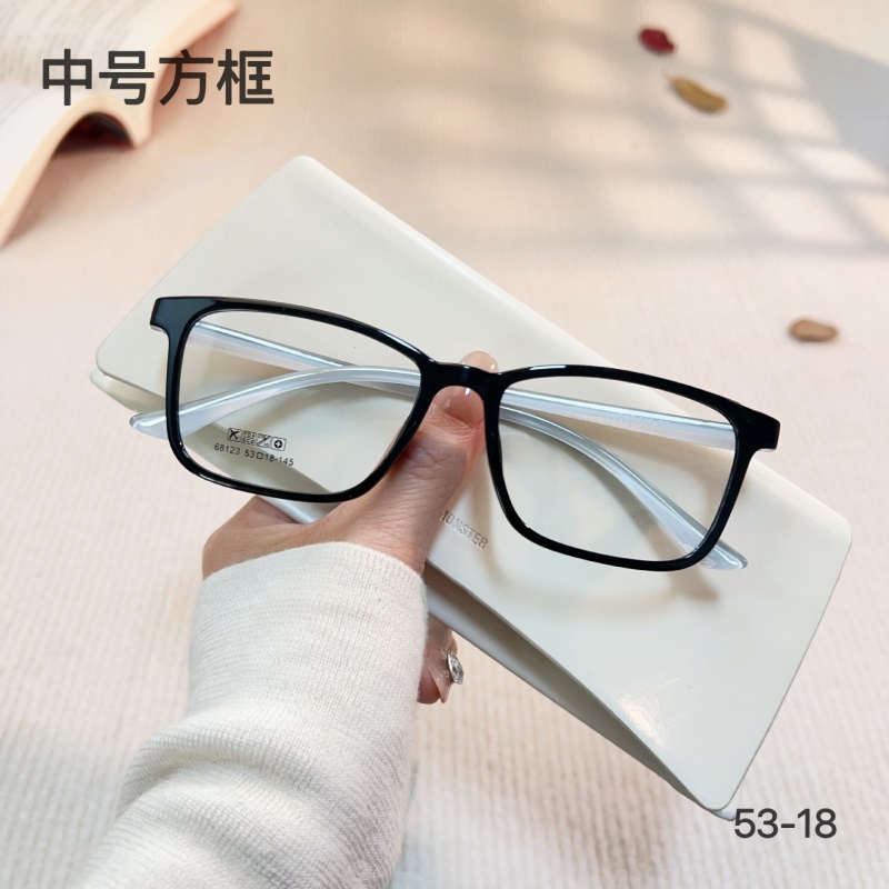 丹阳友顺tr90近视眼镜工厂批发68123男女士全框架眼镜 方形眼镜架