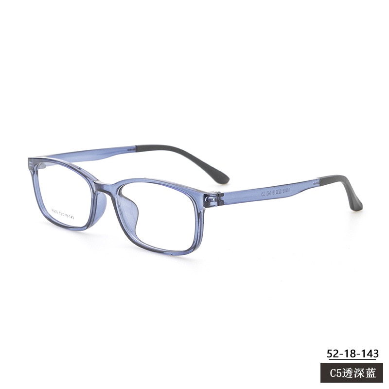 丹阳厂家批发近视眼镜tr90全框架18909学生眼镜 男女带脚套TR镜架